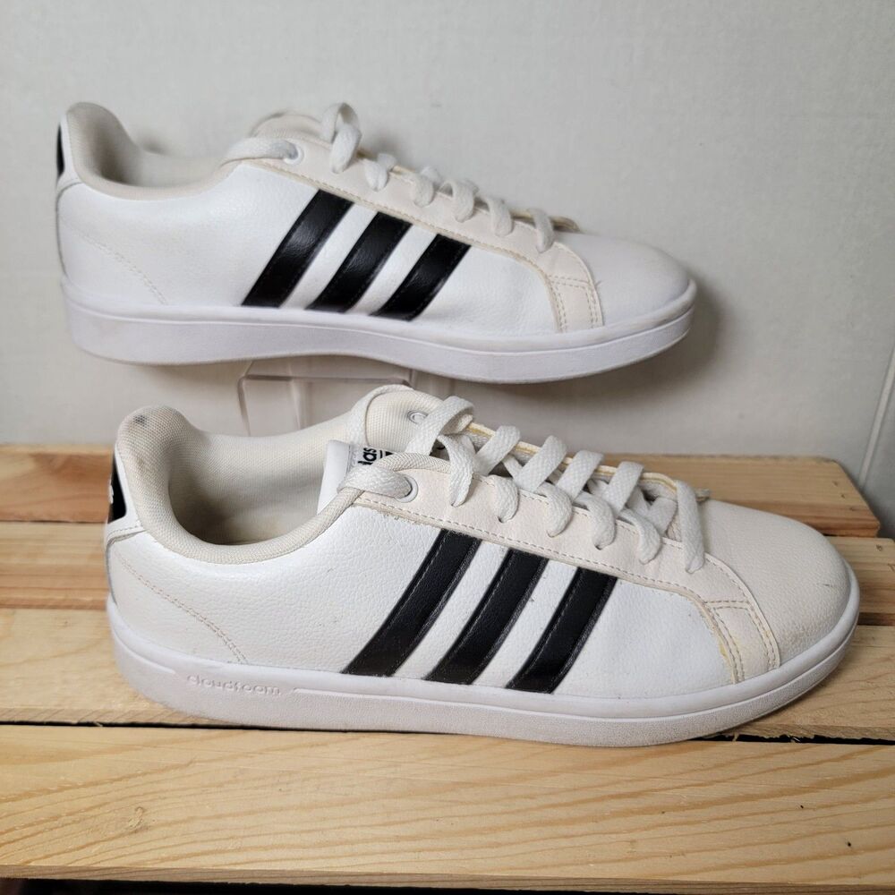Adidas Neo Cloud-Foam Classic B&W Low Top Shoes - Size 9.5